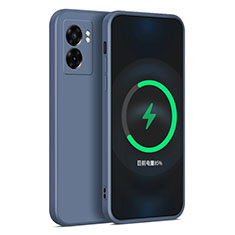 Realme Q5i 5G用360度 フルカバー極薄ソフトケース シリコンケース 耐衝撃 全面保護 バンパー Realme ラベンダーグレー