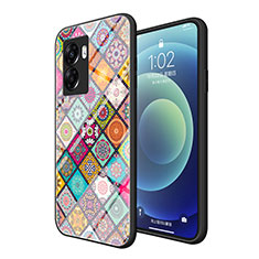 Realme Q5i 5G用ハイブリットバンパーケース プラスチック パターン 鏡面 カバー LS2 Realme カラフル