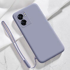 Realme Q5i 5G用360度 フルカバー極薄ソフトケース シリコンケース 耐衝撃 全面保護 バンパー S05 Realme ラベンダーグレー