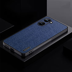 Realme V30 5G用極薄ソフトケース シリコンケース 耐衝撃 全面保護 PB1 Realme ネイビー