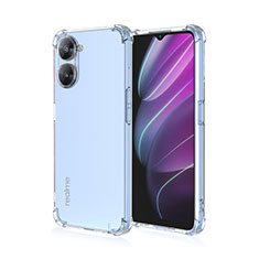 Realme V30 5G用極薄ソフトケース グラデーション 勾配色 クリア透明 Realme クリア