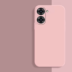 Realme V30t 5G用360度 フルカバー極薄ソフトケース シリコンケース 耐衝撃 全面保護 バンパー YK2 Realme ピンク