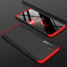 Realme X2用ハードケース プラスチック 質感もマット 前面と背面 360度 フルカバー M01 Realme レッド・ブラック