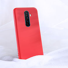 Realme X2 Pro用360度 フルカバー極薄ソフトケース シリコンケース 耐衝撃 全面保護 バンパー S02 Realme レッド