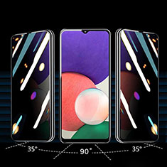 Samsung Galaxy A01 SM-A015用反スパイ 強化ガラス 液晶保護フィルム S01 サムスン クリア