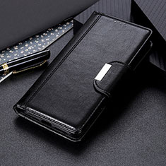 Samsung Galaxy A02用手帳型 レザーケース スタンド カバー M01L サムスン ブラック