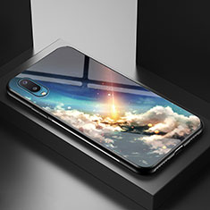 Samsung Galaxy A02用ハイブリットバンパーケース プラスチック パターン 鏡面 カバー LS1 サムスン マルチカラー