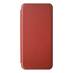 Samsung Galaxy A03用手帳型 レザーケース スタンド カバー L07Z サムスン ブラウン