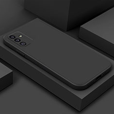 Samsung Galaxy A04s用360度 フルカバー極薄ソフトケース シリコンケース 耐衝撃 全面保護 バンパー S01 サムスン ブラック