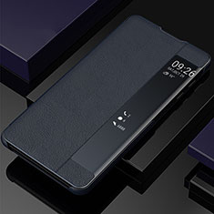 Samsung Galaxy A10用手帳型 レザーケース スタンド カバー ZL1 サムスン ネイビー