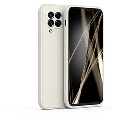 Samsung Galaxy A12 5G用360度 フルカバー極薄ソフトケース シリコンケース 耐衝撃 全面保護 バンパー S03 サムスン ホワイト