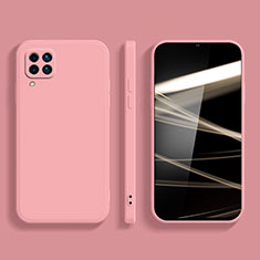 Samsung Galaxy A12 5G用360度 フルカバー極薄ソフトケース シリコンケース 耐衝撃 全面保護 バンパー S02 サムスン ピンク