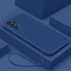 Samsung Galaxy A13 4G用360度 フルカバー極薄ソフトケース シリコンケース 耐衝撃 全面保護 バンパー S01 サムスン ネイビー