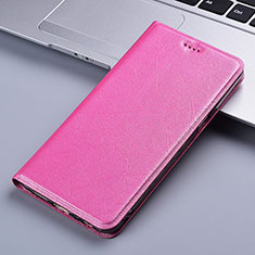 Samsung Galaxy A14 5G用手帳型 レザーケース スタンド カバー H22P サムスン ピンク