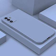 Samsung Galaxy A15 4G用360度 フルカバー極薄ソフトケース シリコンケース 耐衝撃 全面保護 バンパー S01 サムスン ラベンダーグレー