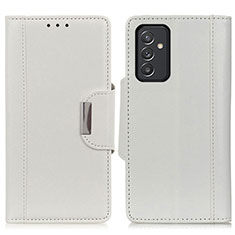 Samsung Galaxy A15 4G用手帳型 レザーケース スタンド カバー M01L サムスン ホワイト
