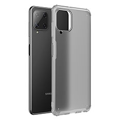 Samsung Galaxy A22 4G用ハイブリットバンパーケース クリア透明 プラスチック カバー サムスン ホワイト