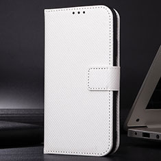 Samsung Galaxy A22 5G用手帳型 レザーケース スタンド カバー BY1 サムスン ホワイト