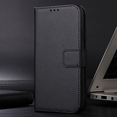 Samsung Galaxy A22 5G用手帳型 レザーケース スタンド カバー BY1 サムスン ブラック