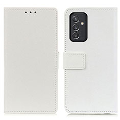 Samsung Galaxy A24 4G用手帳型 レザーケース スタンド カバー M08L サムスン ホワイト