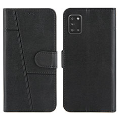 Samsung Galaxy A31用手帳型 レザーケース スタンド カバー Y01X サムスン ブラック