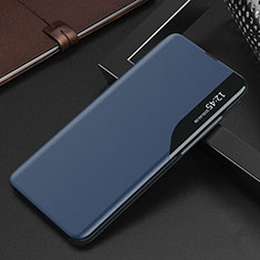 Samsung Galaxy A50S用手帳型 レザーケース スタンド カバー QH2 サムスン ネイビー