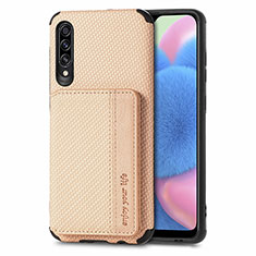 Samsung Galaxy A50S用極薄ソフトケース シリコンケース 耐衝撃 全面保護 マグネット式 バンパー S01D サムスン ゴールド