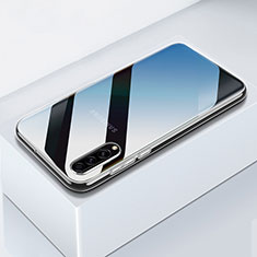 Samsung Galaxy A50S用極薄ソフトケース シリコンケース 耐衝撃 全面保護 クリア透明 T02 サムスン クリア