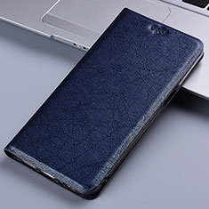 Samsung Galaxy A51 4G用手帳型 レザーケース スタンド カバー H22P サムスン ネイビー