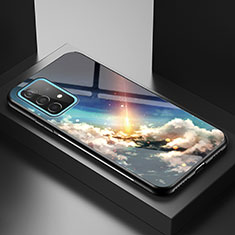 Samsung Galaxy A52s 5G用ハイブリットバンパーケース プラスチック パターン 鏡面 カバー LS1 サムスン マルチカラー