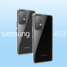 Samsung Galaxy A53 5G用極薄ソフトケース シリコンケース 耐衝撃 全面保護 クリア透明 T04 サムスン クリア