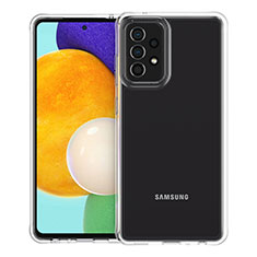 Samsung Galaxy A72 4G用極薄ソフトケース シリコンケース 耐衝撃 全面保護 クリア透明 カバー サムスン クリア