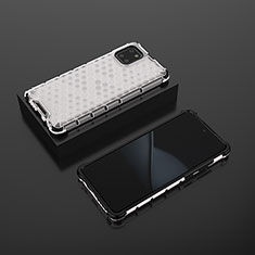 Samsung Galaxy A81用360度 フルカバー ハイブリットバンパーケース クリア透明 プラスチック カバー AM2 サムスン ホワイト