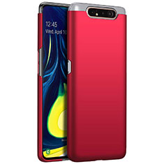 Samsung Galaxy A90 4G用ハードケース プラスチック 質感もマット カバー Z01 サムスン レッド