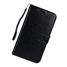 Samsung Galaxy A91用手帳型 レザーケース スタンド カバー L01 サムスン ブラック