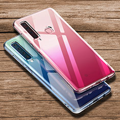 Samsung Galaxy A9s用極薄ソフトケース シリコンケース 耐衝撃 全面保護 クリア透明 T02 サムスン クリア