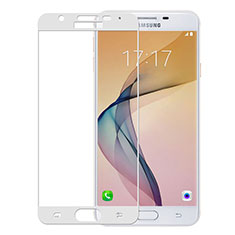 Samsung Galaxy J5 Prime G570F用強化ガラス フル液晶保護フィルム サムスン ホワイト