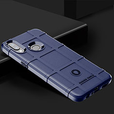 Samsung Galaxy M01s用360度 フルカバー極薄ソフトケース シリコンケース 耐衝撃 全面保護 バンパー J02S サムスン ネイビー