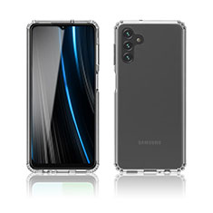 Samsung Galaxy M23 5G用極薄ソフトケース シリコンケース 耐衝撃 全面保護 クリア透明 T05 サムスン クリア