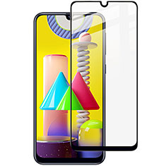 Samsung Galaxy M31用強化ガラス フル液晶保護フィルム サムスン ブラック