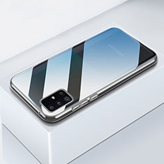 Samsung Galaxy M40S用極薄ソフトケース シリコンケース 耐衝撃 全面保護 クリア透明 T05 サムスン クリア