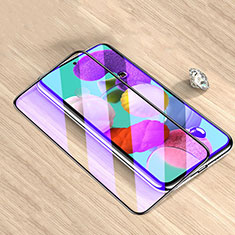 Samsung Galaxy M51用強化ガラス フル液晶保護フィルム アンチグレア ブルーライト サムスン ブラック