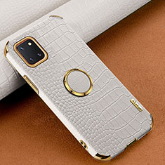 Samsung Galaxy M60s用ケース 高級感 手触り良いレザー柄 XD1 サムスン ホワイト