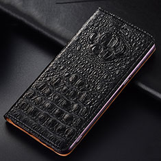 Samsung Galaxy Note 20 5G用手帳型 レザーケース スタンド カバー H01P サムスン ブラック