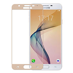 Samsung Galaxy On5 (2016) G570 G570F用強化ガラス フル液晶保護フィルム サムスン ゴールド