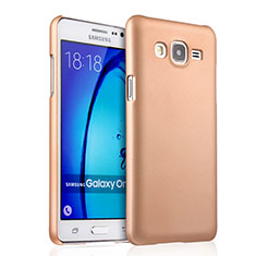 Samsung Galaxy On5 G550FY用ハードケース プラスチック 質感もマット サムスン ゴールド