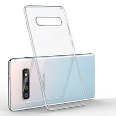 Samsung Galaxy S10用極薄ソフトケース シリコンケース 耐衝撃 全面保護 クリア透明 H05 サムスン クリア