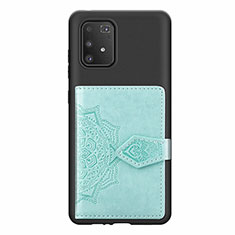 Samsung Galaxy S10 Lite用極薄ソフトケース シリコンケース 耐衝撃 全面保護 マグネット式 バンパー S12D サムスン ライトブルー