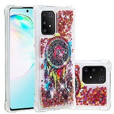 Samsung Galaxy S10 Lite用シリコンケース ソフトタッチラバー ブリンブリン カバー S03 サムスン マルチカラー