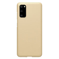 Samsung Galaxy S20用ハードケース プラスチック 質感もマット カバー P01 サムスン ゴールド